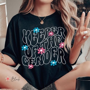 Gender Keeper Shirt, Gender Reveal T Shirt, Baby Announcement Tee, Pregnancy Announcement Shirt, Gender Reveal Party Shirt, Baby Shower Gift