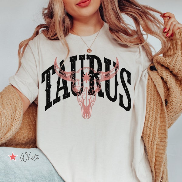 Taurus Western Shirt, Taurus T Shirt, Taurus Birthday Gift, Taurus Sign Shirt, Taurus Country Tee, Cowgirl Taurus Shirt, Zodiac Sign Gift