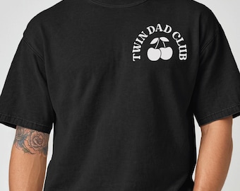 Comfort Colors® Twin Dad Club Shirt, Twin Dad Gift, Twin Dad T Shirt, Father Of Twins Gift, Father Of Twins Tee, Dad Of Twins Gift, New Dad