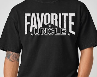 Comfort Colors® Favorite Uncle Shirt, Uncle Gift, New Uncle Shirt, New Uncle Gift, Gender Reveal, Uncle To Be Gift, Baby Announcement Shirt