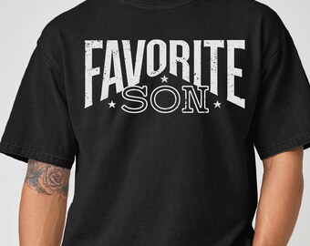 Comfort Colors® Favorite Son Shirt, Son Gift, Son Birthday Gift, Son In Law Tee, Son In Law Gift, Groom T Shirt, Groom Gift, Wedding Gift