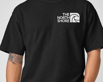 Comfort Colors® North Shore T Shirt, Surfer Gift, Hawaii Tee, Surfing Lover Gift, Vacation Shirt, Beach Lover Gift, Summer Pocket Tee, Surf