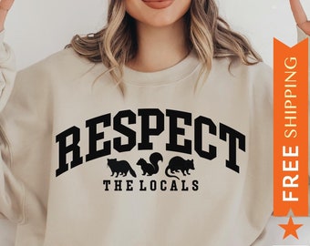 Raccoon Sweatshirt, Animal Lover Sweater, Pet Lover Gift, Raccoon Sweater, Wildlife Sweatshirt, Animal Lover Gift, Opossum Sweatshirt, Skunk
