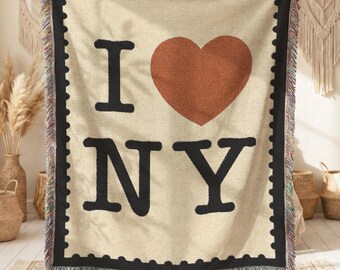 Custom State Woven Blanket, Housewarming Gift, Personalized State Throw Blanket, Wedding Gift, Moving Gift, Custom Initials Blanket, Home