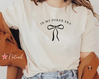 Camiseta "En mi era del póker", camiseta de póker, regalo para jugadores, camiseta de casino, regalo para jugadores de póker, camiseta de Las Vegas, camiseta de viaje a Las Vegas, camiseta de juegos de azar, cara