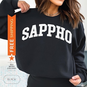 Sappho Sweatshirt, Lesbian Sweater, Lesbian Gift, Sapphic Sweater, Gay Gift, Gay Pride Sweatshirt, Bisexual Gift, LGBTQ Gift, Queer Gift