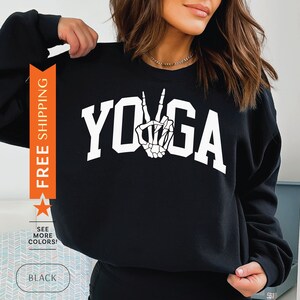 Yoga Sweatshirt, Yoga Life Sweater, Yoga Teacher Gift, Yoga Lover Sweatshirt, Meditation Sweater, Yogi Sweatshirt, Yoga Instructor Gift, Ohm