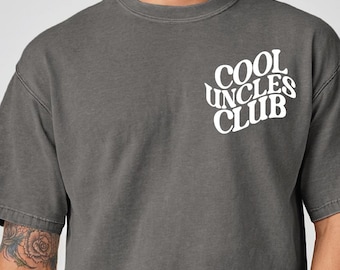 Cool Uncles Club Shirt, Uncle Shirt, Uncle Gift, Tio Gift, Tio Tee, New Uncle Gift, Uncle To Be Gift, Favorite Uncle Shirt, Baby Reveal Tee