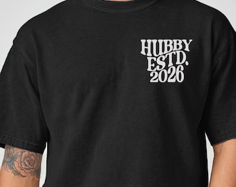 Custom Husband Shirt, Engaged Gift, Personalized Husband Tee, Groom Gift, Customized Husband T Shirt, New Husband Gift, Honeymoon Shirt
