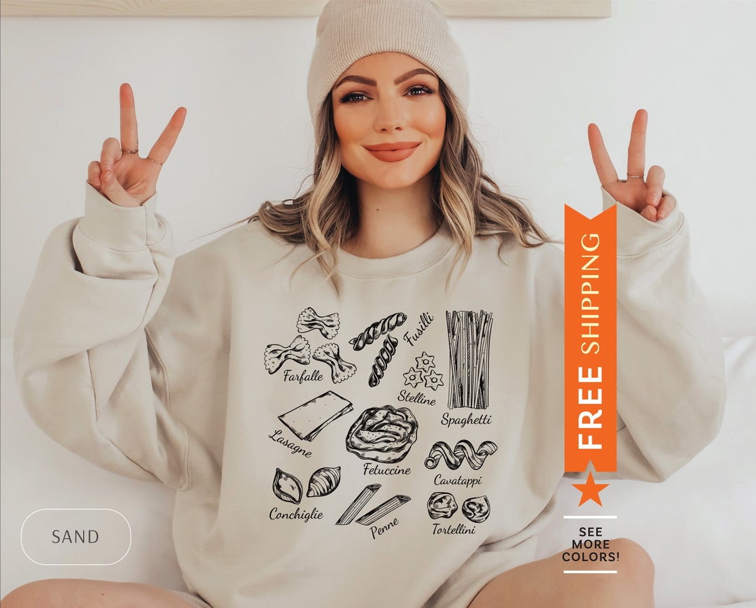 Pasta Sweatshirt, Pasta Maker Sweater, Pasta Lover Gift, Cooking Lover