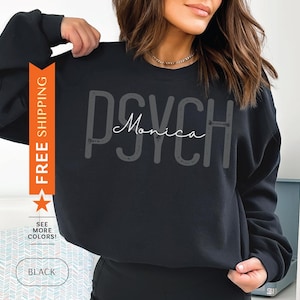 Benutzerdefinierte Psych Sweatshirt, maßgeschneiderte Psych Krankenschwester Pullover, Psych Krankenschwester Geschenk, personalisierte Psych Pullover, Psychiatrie Krankenschwester Geschenk, Psychiatrie