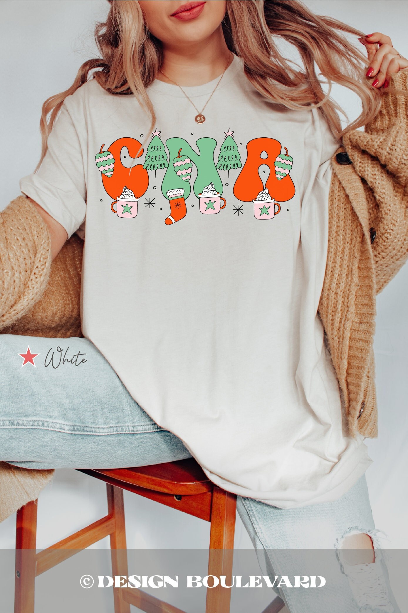 Cna christmas shirts best sale