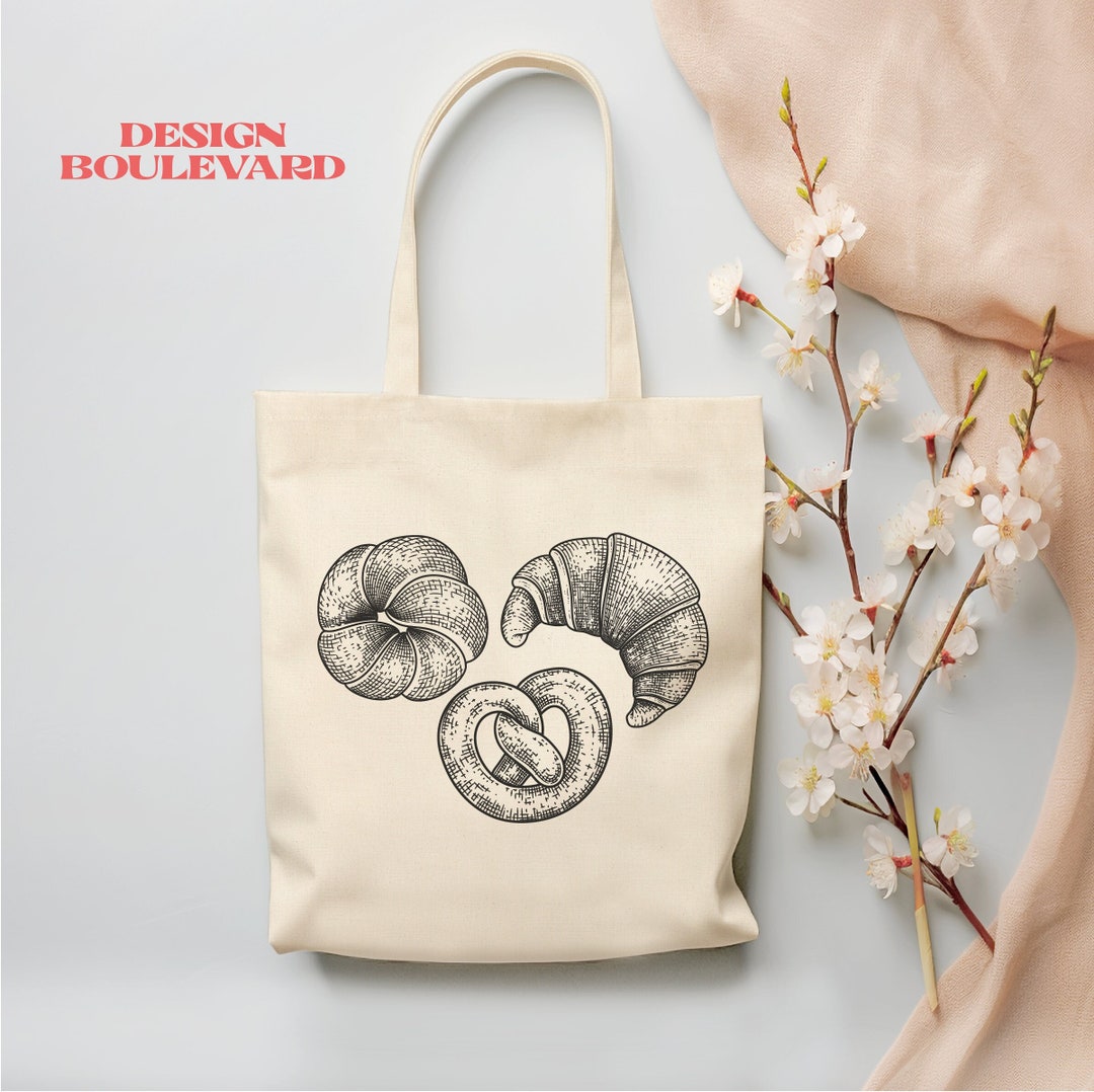 Bread Tote Bag Baker Tote Baking Lover Gift Pastry Chef Etsy