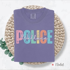 Comfort Colors® Police Wife Shirt, Police Wife Gift, Law Enforcement Gift, Police Officer Gift, Deputy Wife Shirt, Police Department Gift