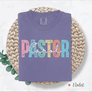 Comfort Colors® Custom Pastor Shirt, Customized Pastor T Shirt, Pastor Gift, Personalized Pastor Tee, Christian Gift, Pastor Appreciation