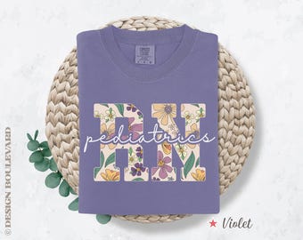 Comfort Colors® PEDS-shirt, PEDS-cadeau, PEDS-shirt verpleegkundige, T-shirt kindergeneeskunde, cadeau kinderverpleegkundige, shirt kinderarts, cadeau kinderarts, RN