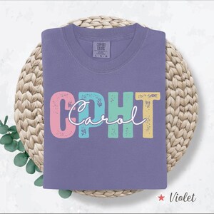 Comfort Colors® Custom CPHT Shirt, Customized CPHT Shirt, CPHT Gift, Personalized Cpht Tee, Pharmacy Technician Gift, Pharmacist Shirt