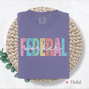 Comfort Colors® Federal Worker Shirt, Federal Worker Gift, Public Employee Shirt, Public Servant Gift, Government Employee, City Worker Gift