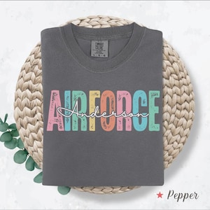 Comfort Colors® Benutzerdefiniertes Armee-Shirt, maßgeschneidertes Armee-T-Shirt, Armee-Geschenk, personalisiertes Armee-T-Shirt, Armee-Mutter-Geschenk, Armee-Frauengeschenk, Armee-Mama-Shirt