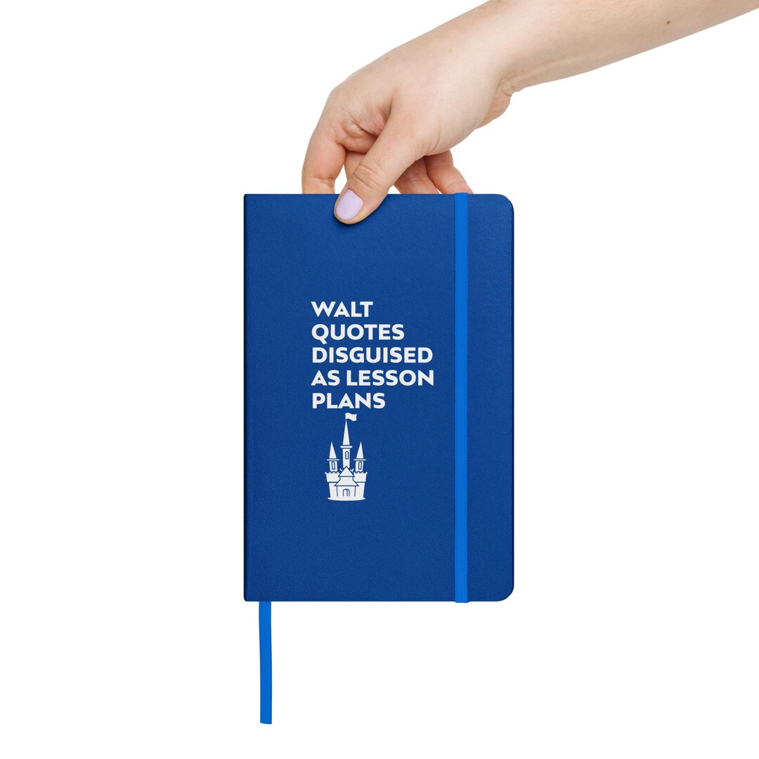 Teacher Gift Notebook Walt Quotes for Disney Fan Funny Journal Gift ...