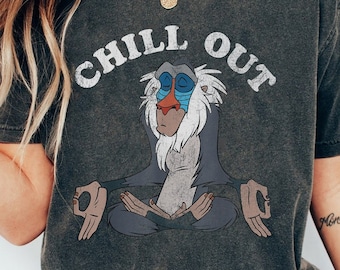 Vintage Chill Out Rafiki Shirt, Rafiki Lion King Disney Shirt, Rafiki Monkey Shirt, Disney Lion King Shirt
