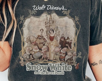 Retro 90s Disney Snow White Shirts, Disney Snow White Princess Shirt, Retro Snow White and The Seven Dwarfs Shirt
