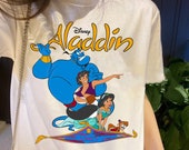 Vintage Aladdin&#39;s World Disney Shirt, Aladdin And Jasmine A New World Flying Carpet Shirt, Jasmine Princess Tee, Aladdin Tee, Gift Ideas