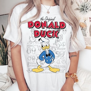 Vintage Donald The Orginal Art Shirt, Donald Duck Shirt, Donald Duck Disney Shirt, Donald Disney Shirt, Disney World Shirt, Disney Gift