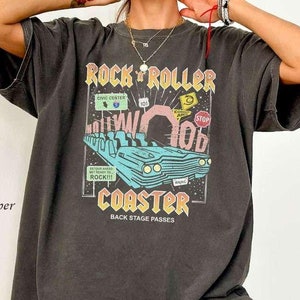 Disney Rockin Roller Comfort Colors® Shirt, Disney Vintage shirt, Disney Hollywood Studios Shirt, Disney Retro Shirt, Disneyworld Shirts