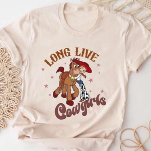 Disney Toy Story Long Live Cowgirls T-Shirt, Disneyland Shirts, Disney Toy Story Shirt, Jessie And Bullseye Shirt, Disney Long Live Cowgirls