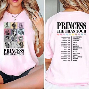 Comfort Colors® Princess Belle The Eras Tour Shirt, Princess Tour Shirt, Vintage Disney Shirt, Disney Princess Shirt, Princess Eras Tour