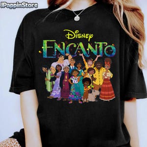 Encanto Family Shirt, Disney Cartoon Tee, Magical Gift for Kids & Adults, Madrigal Family Shirt, Encanto Birthday Matching Outfit