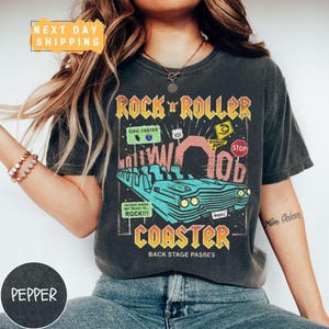 Disney Rockin Roller Comfort Colors® Shirt, Disney Vintage shirt, Disney Hollywood Studios Shirt, Disney Retro Shirt, Disneyworld Shirts