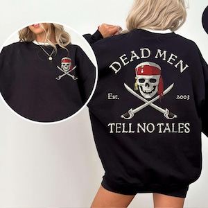 Comfort Colors® Pirates Of The Caribbean Dead Men Tell No Tales Shirt, Vintage Pirates Shirt, Retro 90s Pirates Shirt