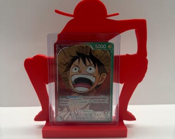 Supporto per carte Luffy Gear 2 di One Piece – Espositore per carte graduate