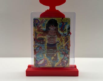 Supporto per carte Luffy di One Piece - Espositore per carte collezionabili TCG - Certificato PSA, BGS e CGC
