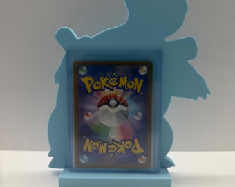 Supporto per carte Pokémon Blastoise - Espositore per carte collezionabili TCG - PSA BGS CGC
