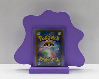 Supporto per carte Pokémon Ditto - Espositore per carte collezionabili TCG - Certificato PSA BGS CGC