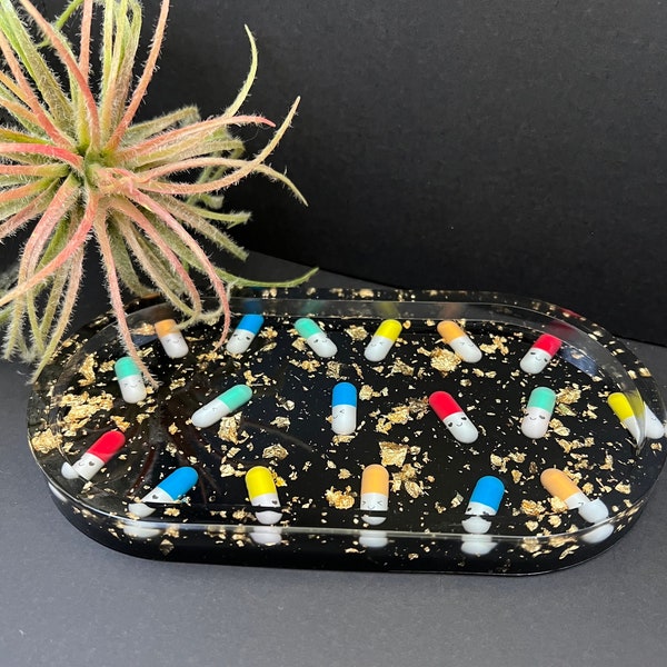 Pill Resin Tray Etsy