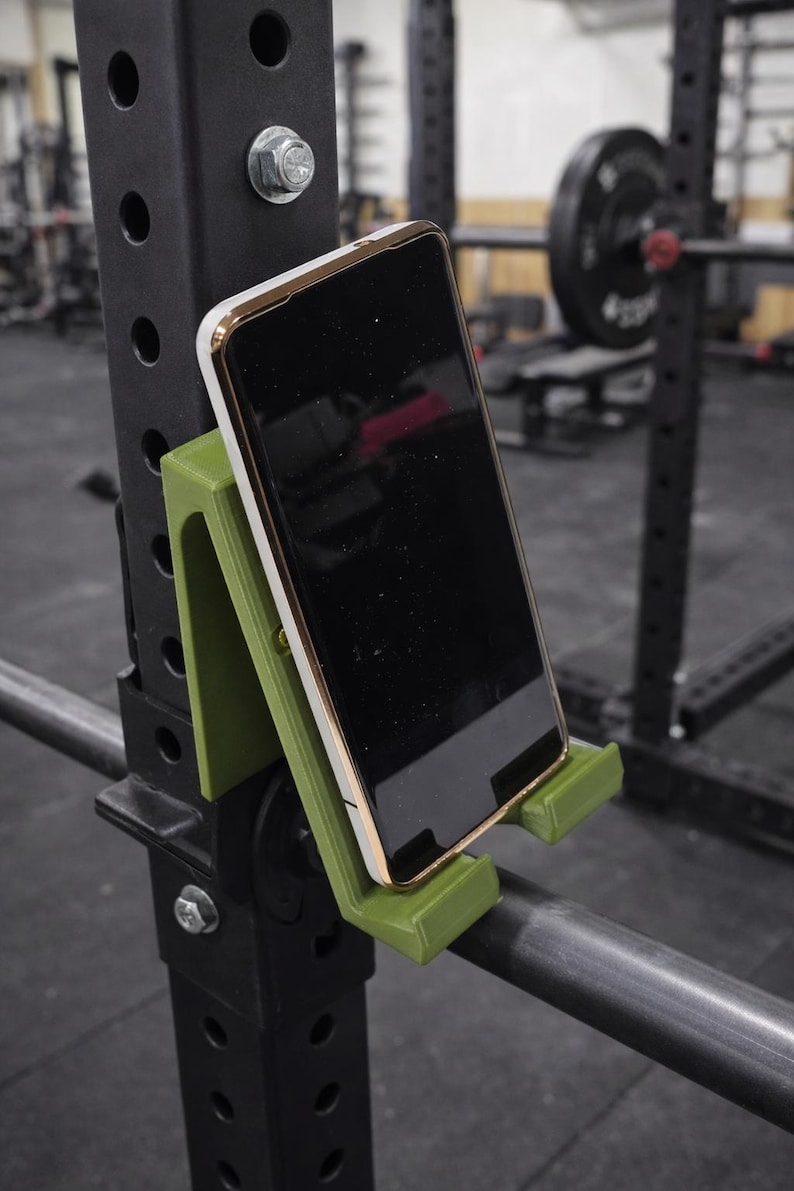 Magnetic Gym Rack Magnetic Gym Phone Holder for Squat Rack or Tool Box | Workout Phone ...