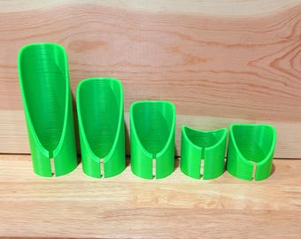 Tube Notching Jig Set – Round Tube Saddle Template – Roll Cage & Handlebar Fabrication – 5 or 9 Piece Set