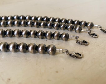 Navajo Pearl Necklace Extenders, 3mm, 4mm, 5mm, 6mm, 7mm, 8mm