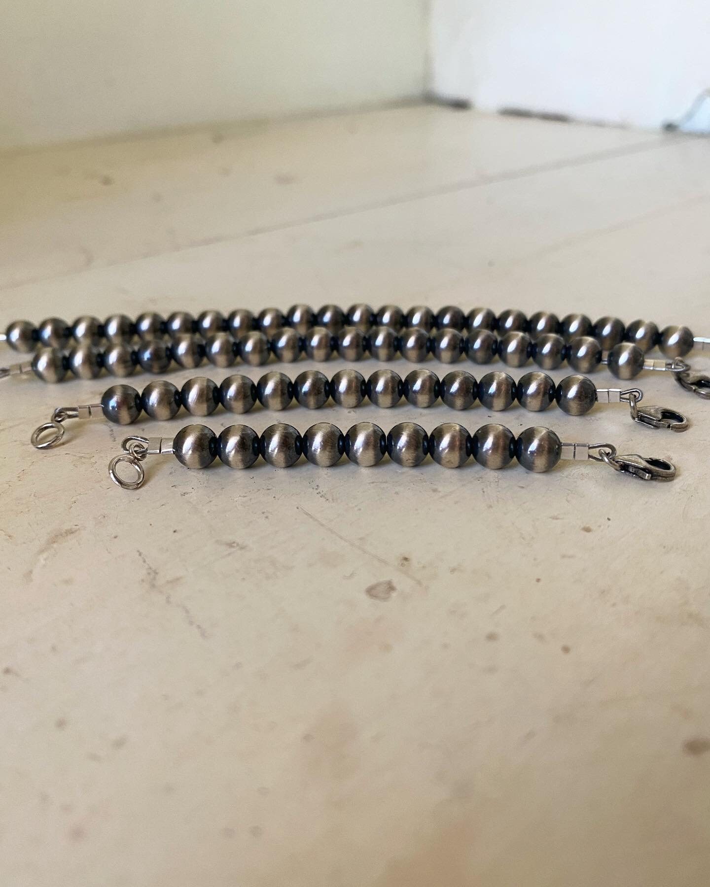 Navajo Pearl Necklace Extenders, 3mm, 4mm, 5mm, 6mm, 7mm, 8mm Etsy