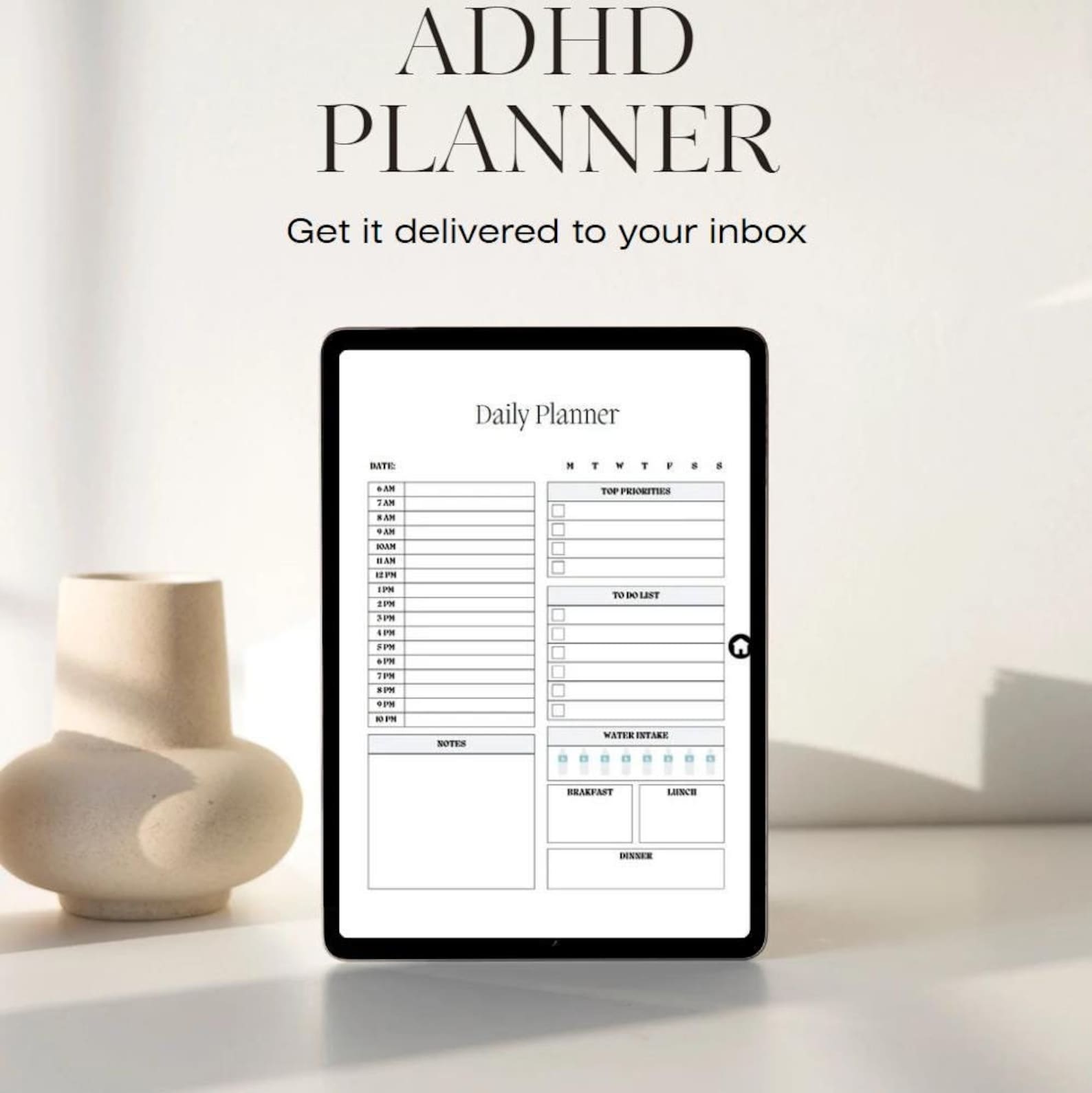 ADHD Digital Planner for Goodnotes/ Daily, Weekly and Monthly Planner ...