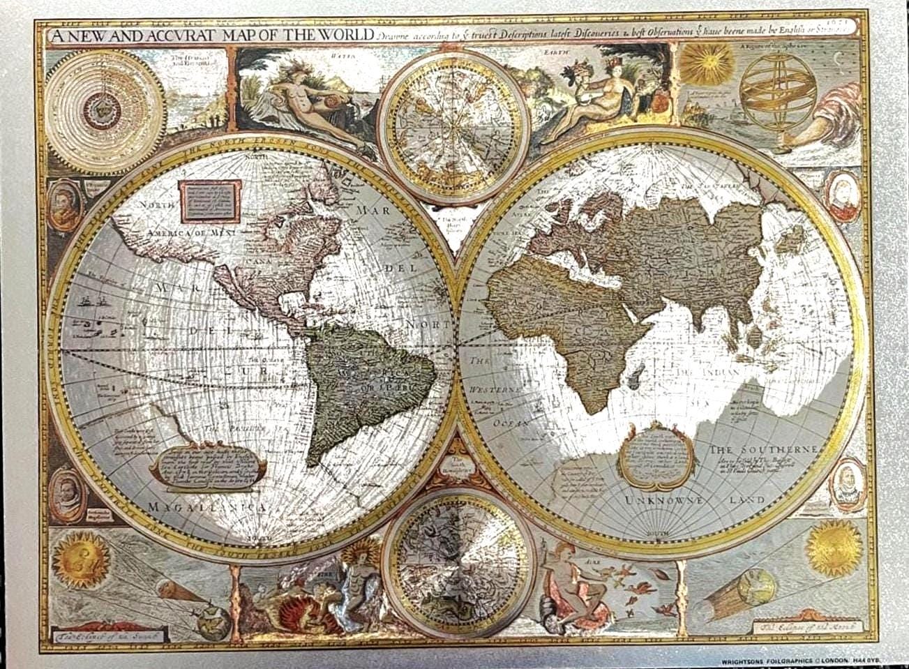 1980 world map - Etsy 日本
