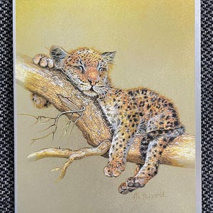 Impression Dufex, image leopard, collectionneur, décoration chambre enfants, cadeau de Noël, idée cadeau, idee cadeau garcon