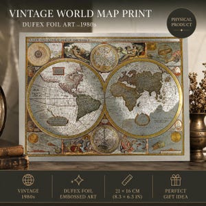 1980 world map - Etsy 日本