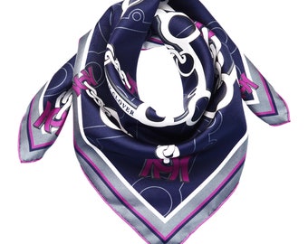 Silk Square Scarf (MC Chain Print)