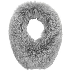 Light Grey Fur Collar
