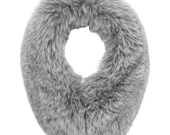 Light Grey Fur Collar